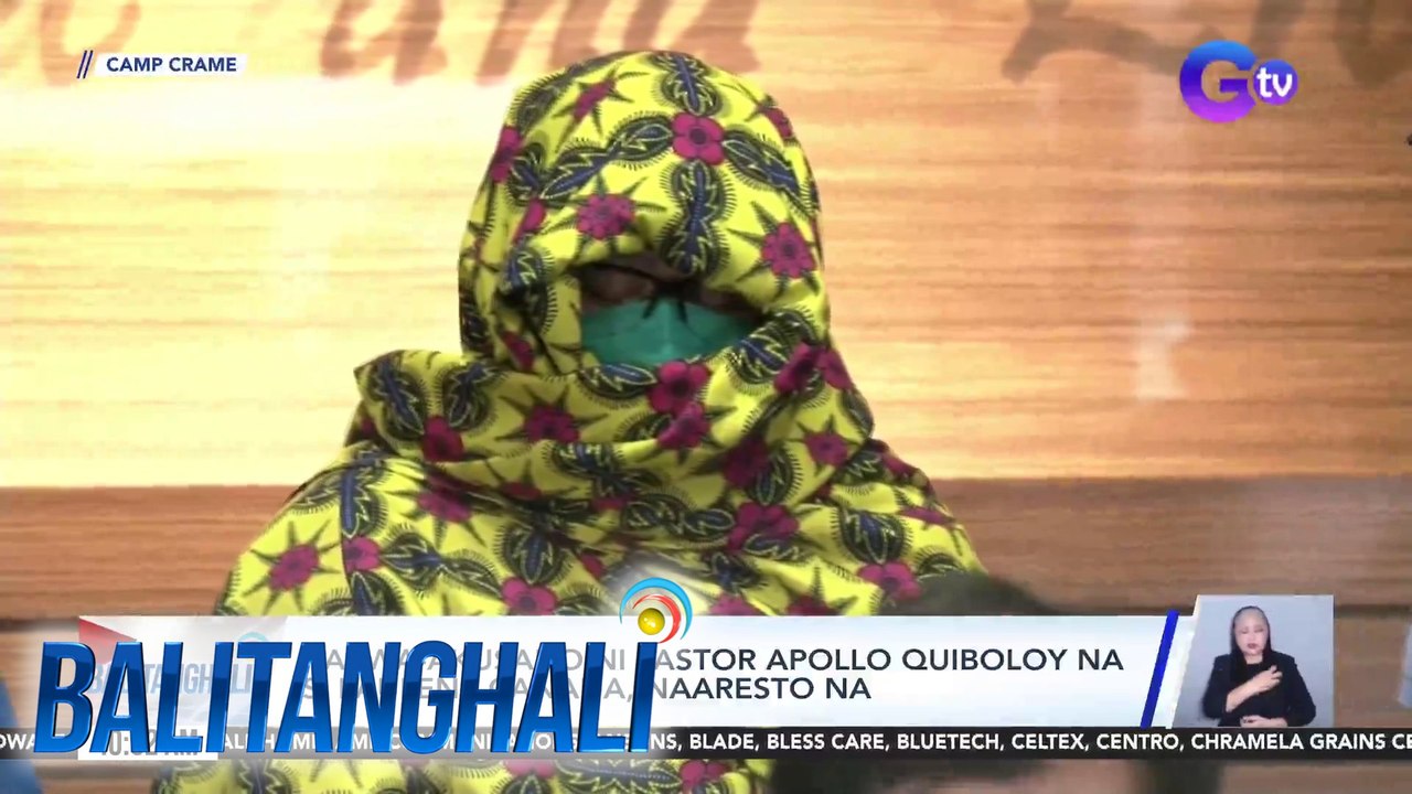 Kapwa-akusado ni pastor Apollo Quiboloy na si Paulene Canada naaresto na | Balitanghali