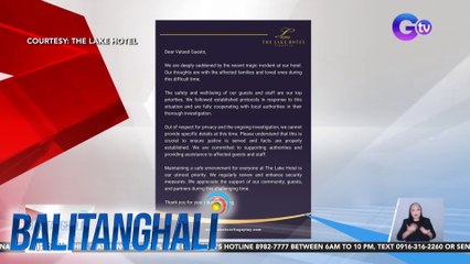 Mag-asawa at isa pang babae, natagpuang patay sa loob ng kanilang hotel room | Balitanghali