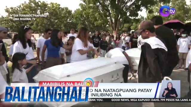Batang magkapatid na natagpuang patay sa loob ng kotse, inilibing na | Balitanghali