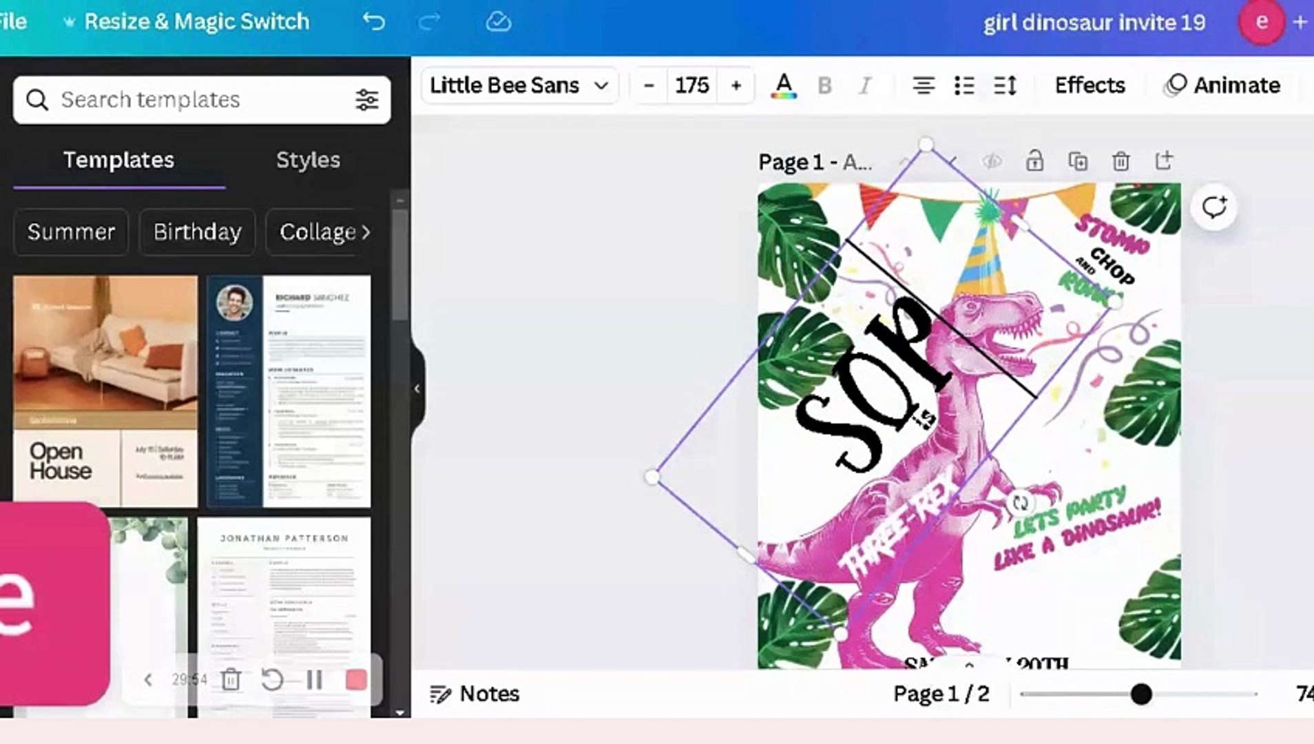 HOW TO EDIT IN CANVA