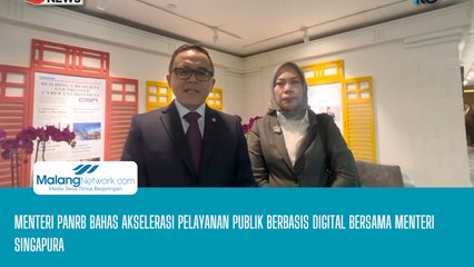 Menteri PANRB Bahas Akselerasi Pelayanan Publik Berbasis Digital Bersama Menteri Singapura
