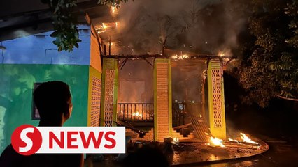 Elderly woman living alone found dead in Tumpat house fire