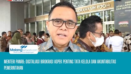 Menteri PANRB: Digitaliasi Birokrasi Aspek Penting Tata Kelola dan Akuntabilitas Pemerintahan