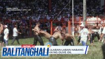 Mga wrestler, naglaban-laban habang balot ang katawan ng olive oil | Balitanghali