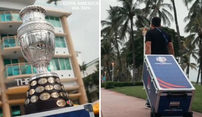 Copa América 2024: El trofeo ya está en Miami y va a ser para, ¿Argentina o Colombia?
