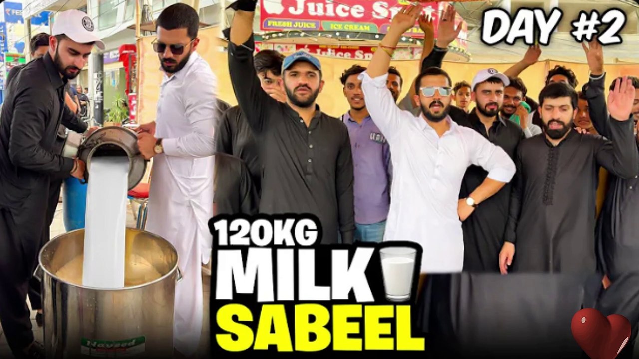 120KG Milk SABEEL Gym main Larai ho gai.