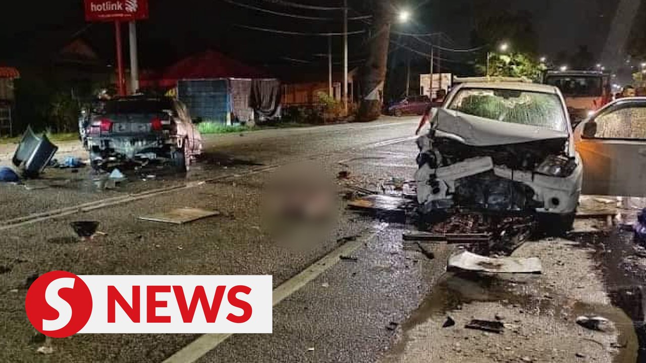 Pregnant woman among three killed in two-vehicle collision in Kuala Nerus