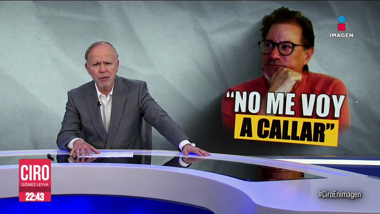 Andrés Roemer: "No me voy a callar, no me voy a morir con la verdad enterrada"