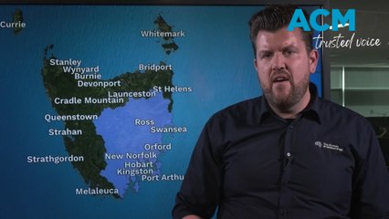 Severe weather warning for parts of Tasmania