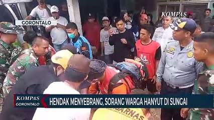 Hendak Menyebrang Sungai Bone, Seorang Warga Tewas Teseret Arus