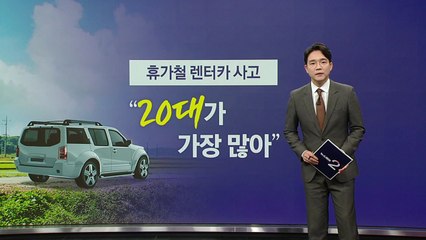 휴가철 렌터카 사고, "20대가 가장 많아" [앵커리포트] / YTN