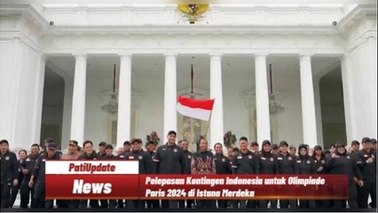 Olimpiade Paris 2024, Kontingen Indonesia Dilepas Presiden Jokowi di Istana Merdeka
