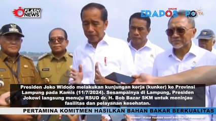 Kunker Ke Lampung, Jokowi Dijadwalkan Tinjau RSUD dan Resmikan Jalan