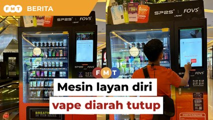 KKM arah operasi mesin layan diri vape tular ditutup