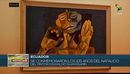 Ecuador conmemoró el natalicio del pintor Oswaldo Guayasamín