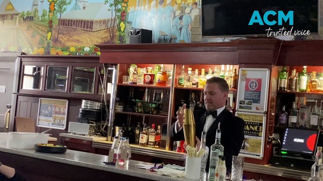 Cocktail making Leeton Art Deco Festival