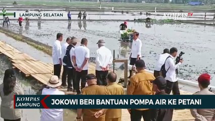 Antisipasi Kekeringan, Jokowi Beri Bantuan Pompa Air ke Petani
