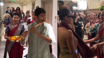 Anant Radhika Wedding: Kim Kardashian First Time India Visit Grand Welcome, Taj Hote Inside Video..
