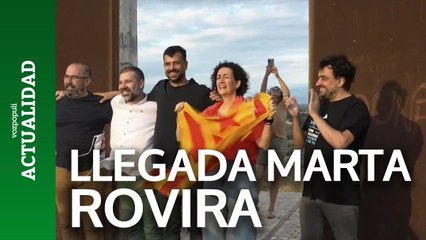 ERC monta un teatro en la frontera de España para recibir como 'héroes' a Rovira y otros huidos