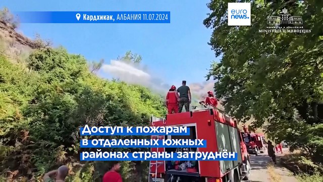 Албания просит помощи у ЕС для борьбы с лесными пожарами