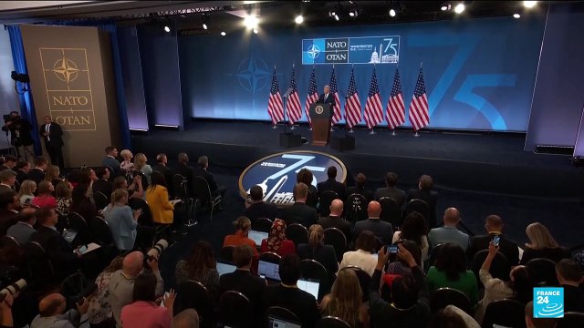 Defiant Biden vows to stay in race after verbal gaffes at NATO summit