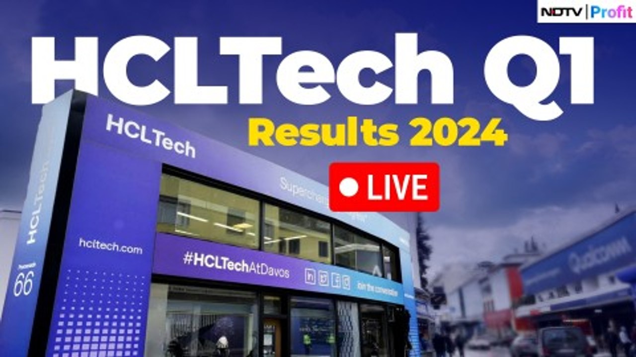 HCLTech Q1 Results LIVE I HCLTech Q1 Earnings 2024 I HCLTech Q1 Results Today LIVE