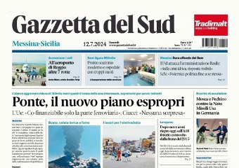 Rassegna stampa del 12 luglio edizione Messina