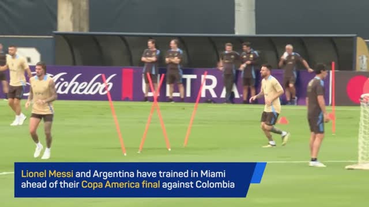 Argentina and Colombia ramp up Copa America final preparations