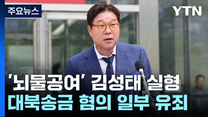 김성태 1심에서 뇌물공여 실형...대북송금 일부 유죄 / YTN