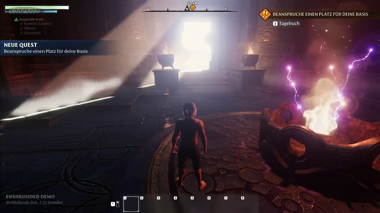 'Flamme an!' Ein Test der Demo. | Enshrouded | Ep. 1