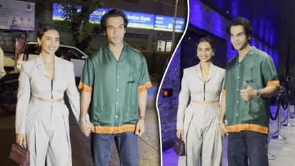 Télécharger la video: Adorable Rajkummar Rao & Patralekhaa In Bandra | Cozy Evening Out Together