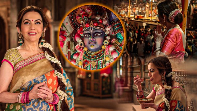 बेटे Anant Ambani और होने वाली बहू Radhika के लिए जब Nita Ambani ने बाबा विश्वनाथ का किया था दर्शन