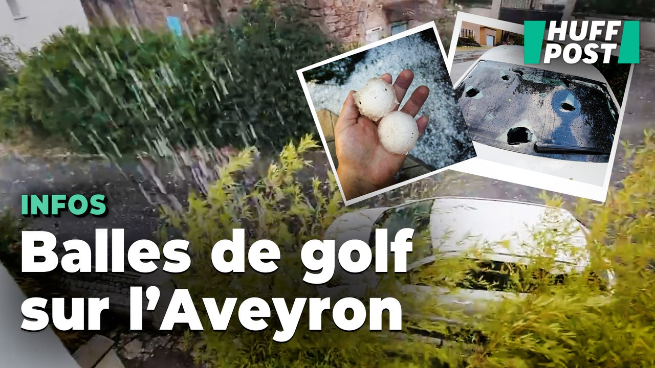Les images des violent orages de grêle qui se sont abattus sur l’Aveyron et le Sud-Ouest