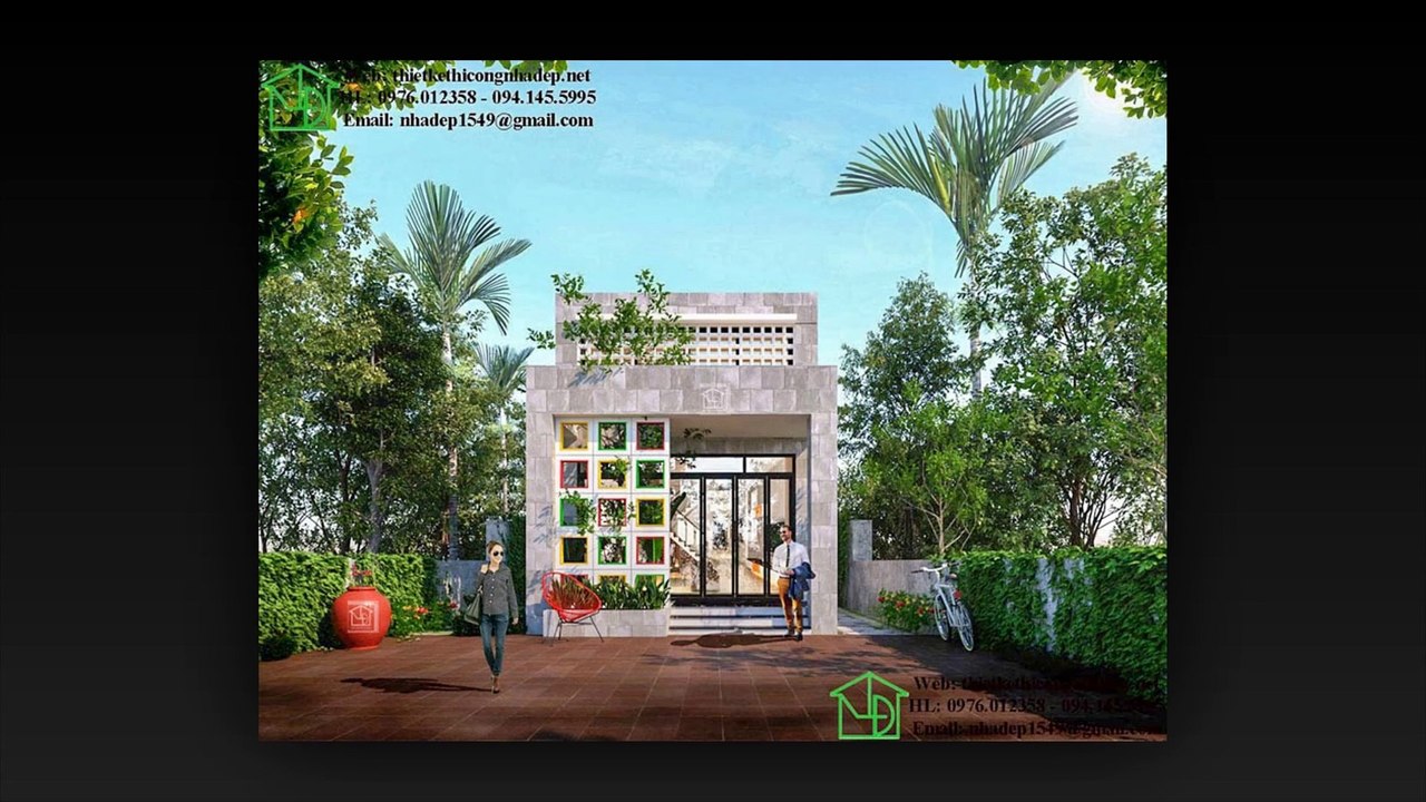 30++ mẫu nhà ống 1 tầng 3 phòng ngủ