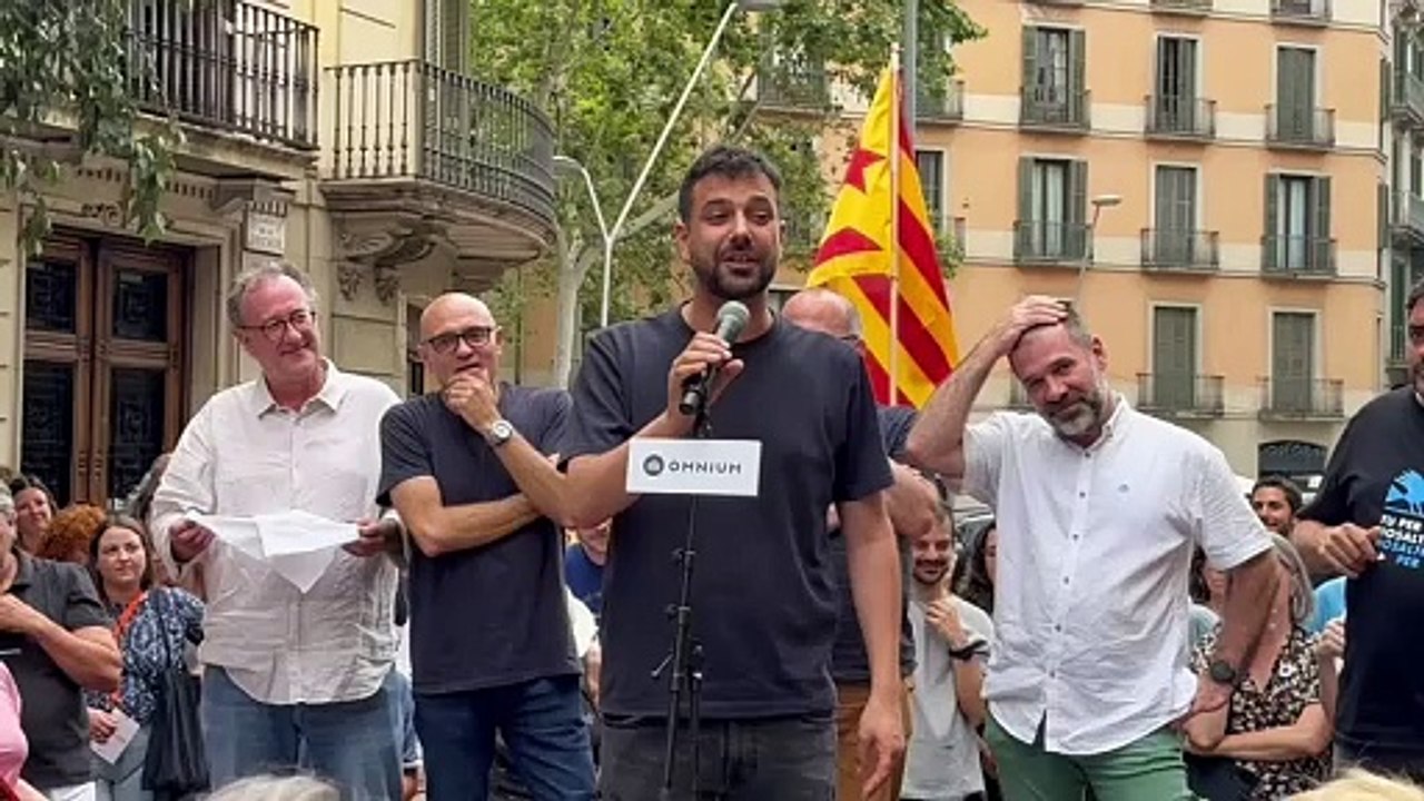 Ruben Wagensberg en declaracions a l'acte d'Òmnium