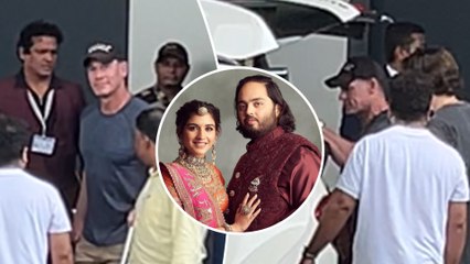 WWE Star-Actor John Cena Lands In Mumbai | Arrival For Anant Ambani's Wedding