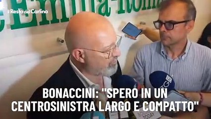 Bonaccini: "Spero in un centrosinistra largo e compatto"