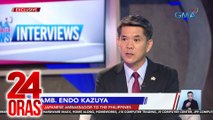 EXCLUSIVE: Amb. Endo: PHL at Japan, magtutulungan sa paghabol sa Japanese servicemen kung lumabag sa batas | 24 Oras