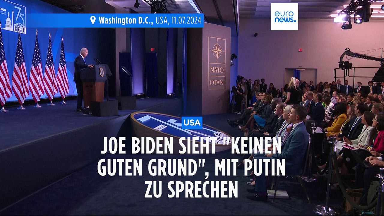Biden hält an Präsidenschaftskandidatur fest - trotz erneutem Patzer