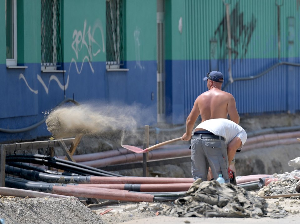 Nur wenige Bauarbeiter bekommen hitzefrei
