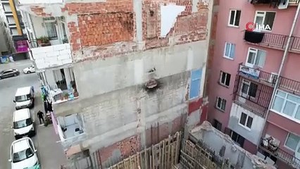 Bahçelievler’de inşaat yanındaki bina tahliye edildi!