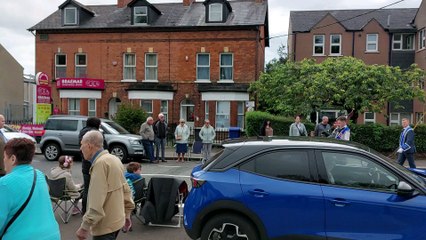 Scotland the Brave on the pipes at Derriaghy Twelfth