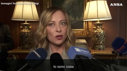 Meloni su Biden: "L'ho visto bene, ma evito ingerenze in affari esterni"