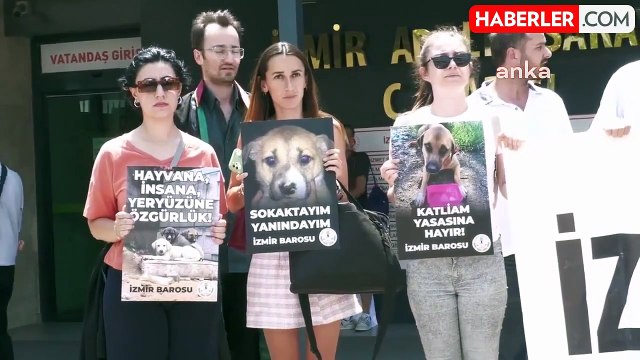İzmir Barosu, Hayvanları Koruma Kanunu'na tepki gösterdi