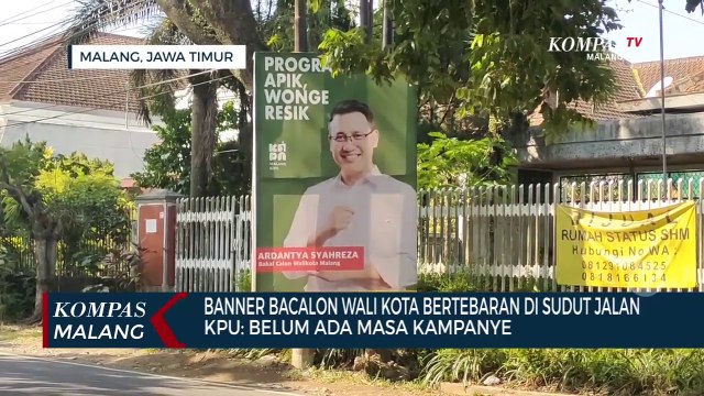 Foto Bacalon Wali Kota Bertebaran, KPU Kota Malang: Belum Ada Masa Kampanye!