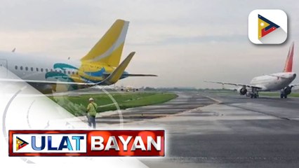 Eroplano ng Cebu Pacific na bahagyang lumagpas sa runway ng NAIA, naialis na