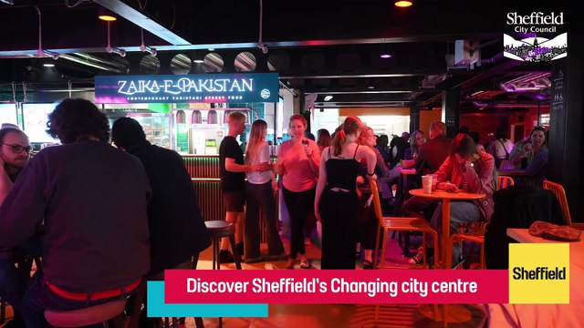 Sheffield City Council: Video shared showing buzzing city centre as council's vision comes to life