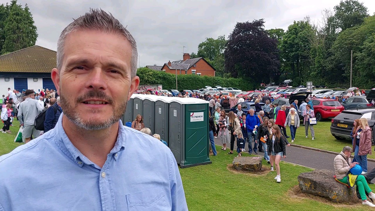 Ulster Unionist deputy leader Robbie Butler speaks to the News Letter at Derriaghy Twelfth