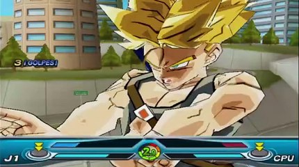 Dragon Ball Z_ Infinite World PS2 - Trunks SS vs N18 - RJ ANDA #dragonballgameplay