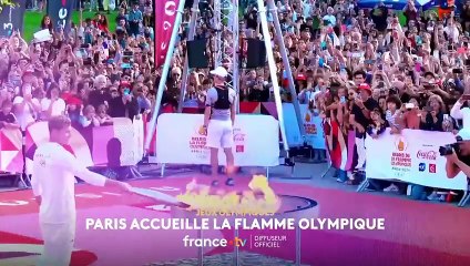 Paris accueille la flamme olympique, la grande soirée - 15 juillet